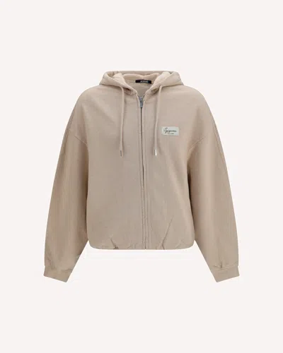 Jacquemus Le Montaigne Hooded Sweatshirt In Neutral
