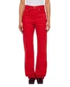 Jacquemus Red High-waist Jeans In Red