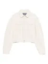 Jacquemus Women La Veste De-nimes Denim Jacket In White
