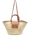 Jacquemus Le Panier Soli Basket Bag In Neutrals
