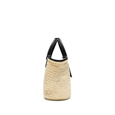 Jacquemus Le Panier Soli Raffia Bag In Brown