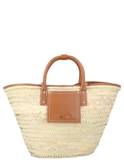 Jacquemus Le Panier Soli Large Basket Bag In Multi