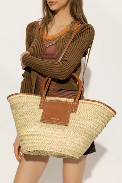 Jacquemus ‘le Panier Soli' Shopper Bag In Brown