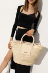 Jacquemus ‘le Panier Soli' Shopper Bag In Cream