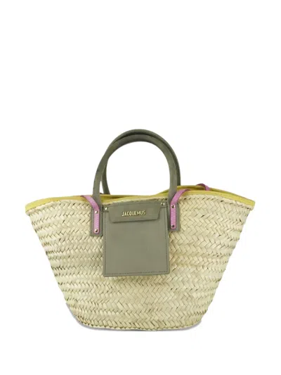 Pre-owned Jacquemus Le Panier Soli Tote Bag In Neutral