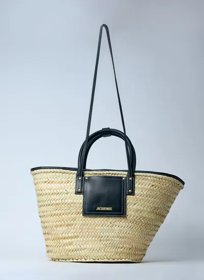 Jacquemus Le Panier Soli Tote In Black