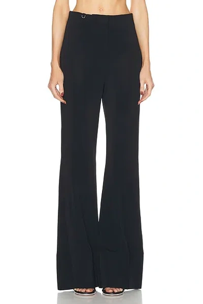 Jacquemus Flared Trousers In Black