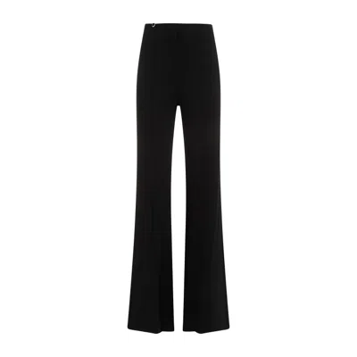 JACQUEMUS LE PANTALON APOLLO BLACK ACETATE PANTS