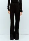 Jacquemus Flared Trousers In Black