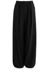 Jacquemus The Melao Draped Pants In Black