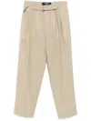 Jacquemus Le Pantalon Canvas Trousers In Neutrals