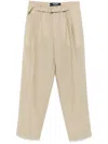 Jacquemus Le Pantalon Canvas Trousers In Nude
