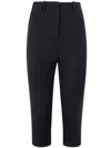 Jacquemus Le Pantalon Capri In Black