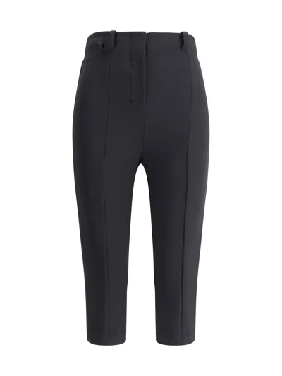 Jacquemus Le Pantalon Capri Trousers In Black
