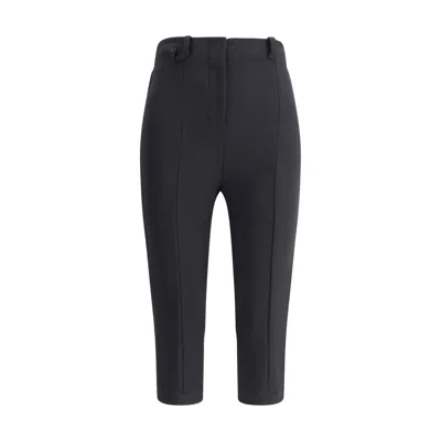 Jacquemus Le Pantalon Capri Trousers In Black