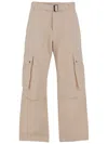Jacquemus Le Pantalon Cargo In Neutrals