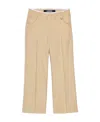 Jacquemus Le Pantalon Cropped Trousers In Nude