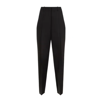 Jacquemus Curzio Loose Fit Cotton Trousers In Black