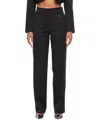 Jacquemus Straight Leg Trousers Split Ankles