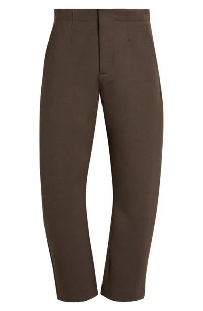 Jacquemus Le Pantalon Gardian Pinched Pants In Green