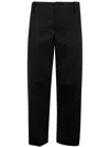 Jacquemus Wide Leg Trousers Featuring Pockets In Black