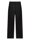 Jacquemus Wide Leg Trousers Featuring Pockets In Black