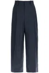 Jacquemus Le Pantalon Marzio Wide Leg Trousers In Blue