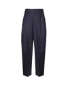 Jacquemus Le Pantalon Marzio Wide Leg Trousers In Blue