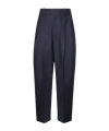 Jacquemus Le Pantalon Marzio Wide Leg Trousers In Black