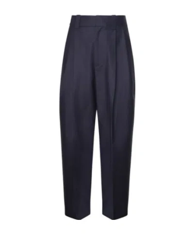 Jacquemus Le Pantalon Marzio Wide Leg Trousers In Blue