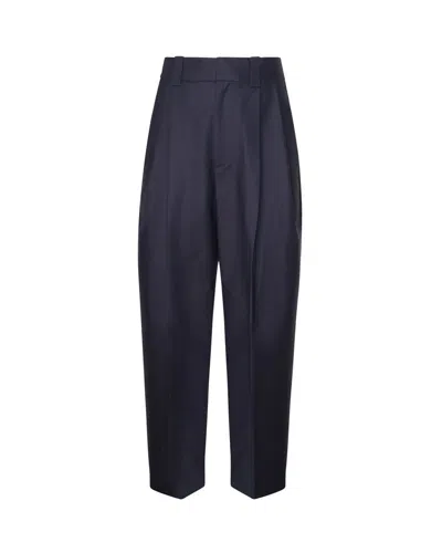 Jacquemus Le Pantalon Marzio Wide Leg Trousers In Blue | ModeSens 