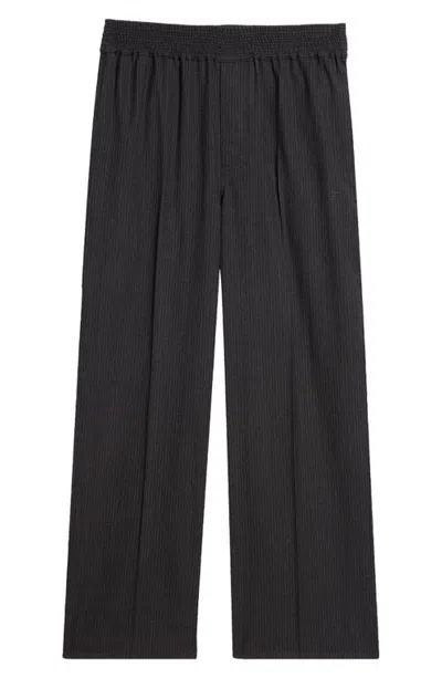 Jacquemus Le Pantalon Miami Pleated Wool Pants In Dark Grey