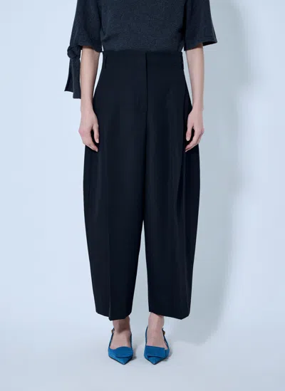 Jacquemus Le Pantalon Miami Wool Wide-leg Pants In Black