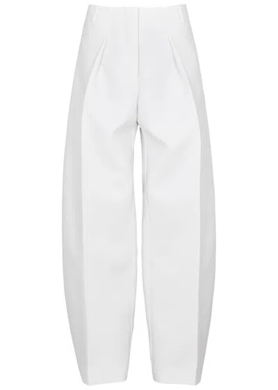 Jacquemus Ovalo Trousers In White