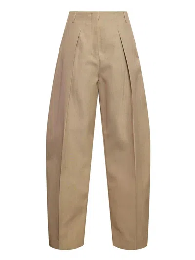 Jacquemus Beige La Casa 'le Pantalon Ovalo' Trousers