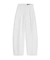 Jacquemus Le Pantalon Ovalo Trousers In White