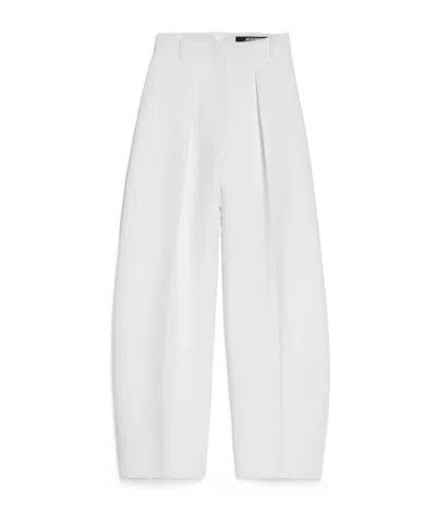 JACQUEMUS JACQUEMUS LE PANTALON OVALO CURVED PANTS