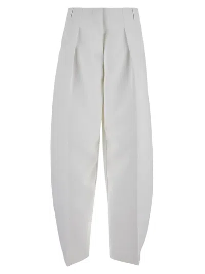 Jacquemus Le Pantalon Ovalo Trouser In White