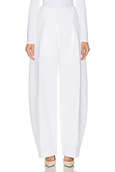 Jacquemus Le Pantalon Ovalo In White