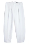 Jacquemus Le Pantalon Ovalo Trousers In White