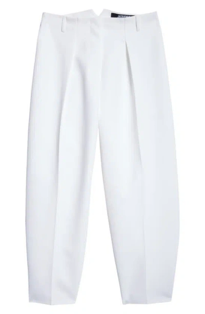 JACQUEMUS JACQUEMUS LE PANTALON OVALO WIDE LEG TROUSERS