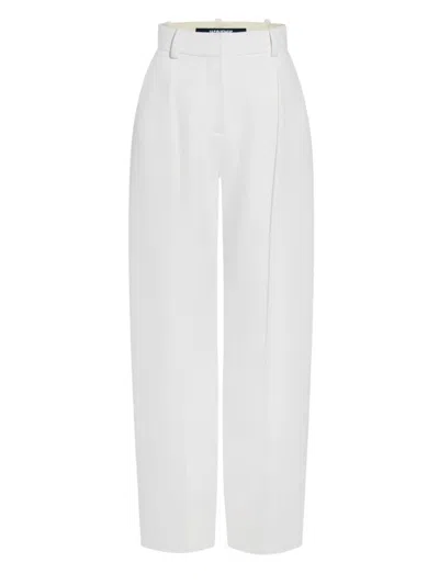 Jacquemus Le Pantalon Ovalo High Rise Pants In Multicolor