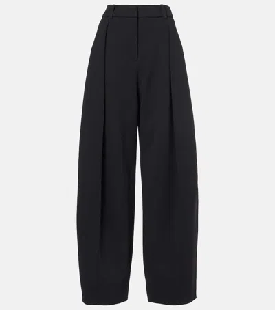 JACQUEMUS LE PANTALON PASEO PLEATED WIDE-LEG PANTS