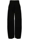 Jacquemus Le Pantalon Ovalo In Black