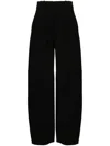 Jacquemus Le Pantalon Paseo Tech Wide Pants In Black
