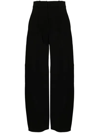 Jacquemus Le Pantalon Paseo Tech Wide Pants In Black