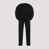 Jacquemus Oversized-appliqué Straight-leg Trousers In Black