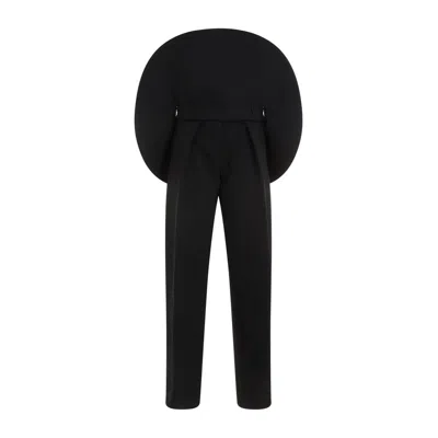 Jacquemus Le Pantalon Rond Trousers In Black