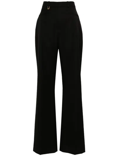 JACQUEMUS LE PANTALON SAUGE FLARED TROUSERS
