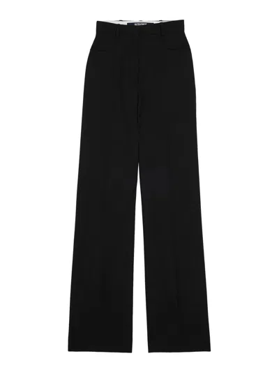 Jacquemus Le Pantalon Sauge In Black
